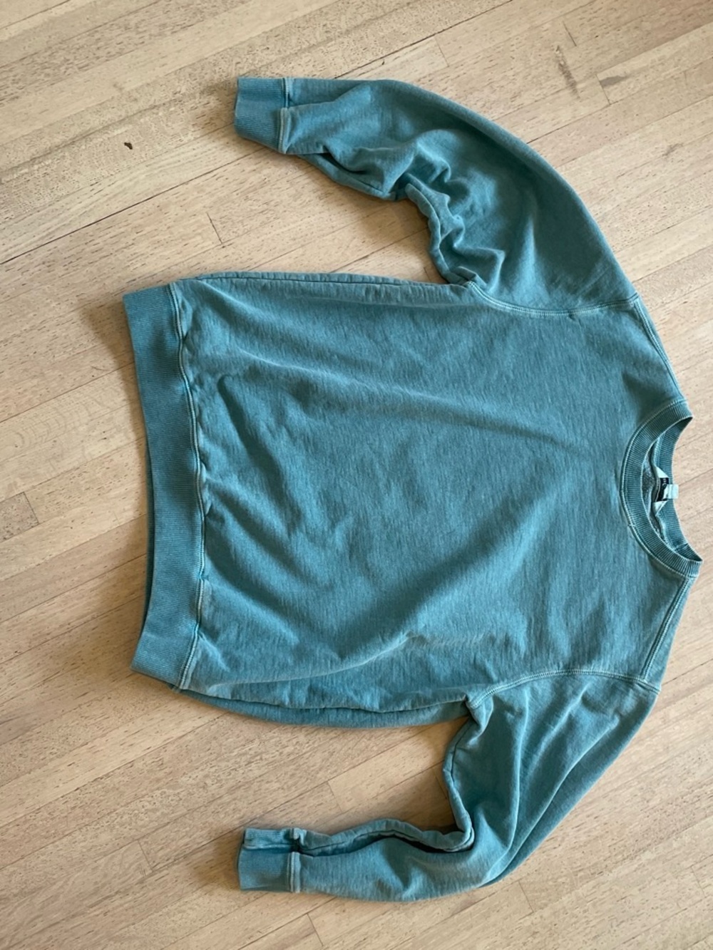 Teal northern reflection Crewneck Sweatshirt
